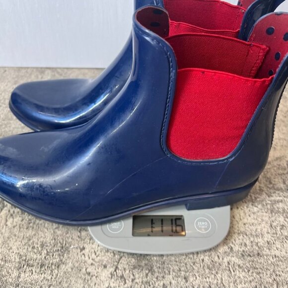 Lauren Ralph Lauren Tally Navy Ankle Rainboots Women's size 11 - Picture 10 of 10